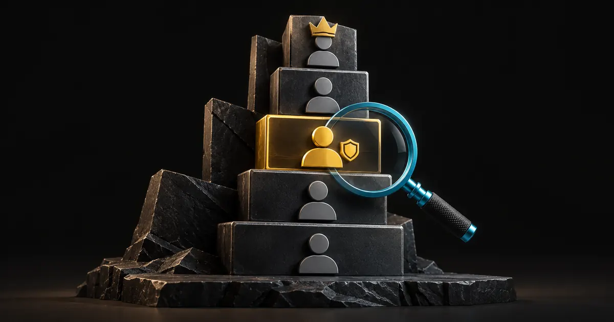 Permission checkpoint and role hierarchy inspected for a delivery problem